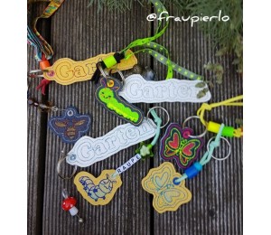 Stickdatei - ITH Anhänger Biene